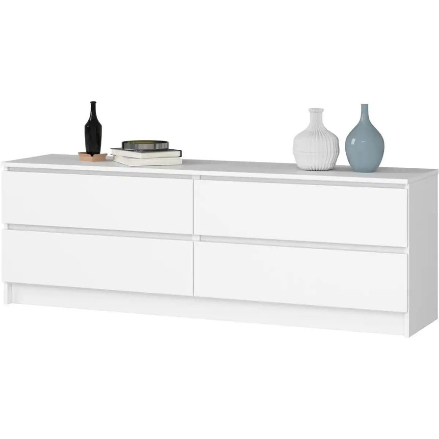 Kommode 160 cm breit Kuno, weiß