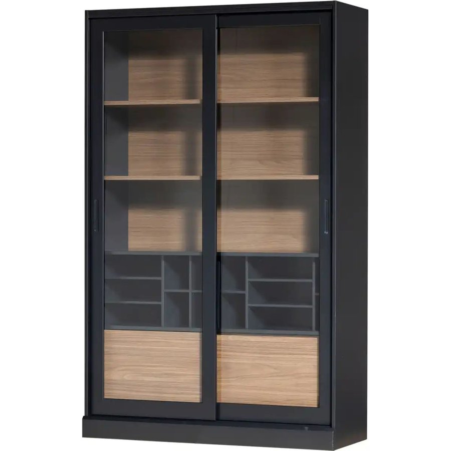 WOOOD Vitrine James, schwarz