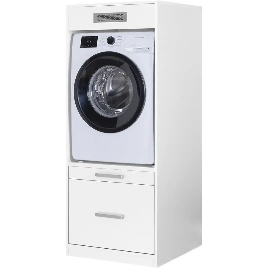 Waschmaschinenschrank WaschRaum, weiß
