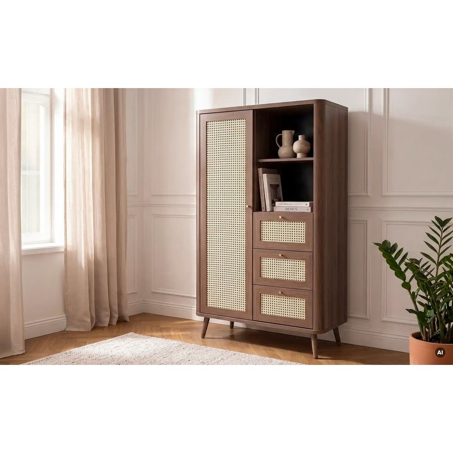 Roomers Highboard Vienna Premium, holzfarben
