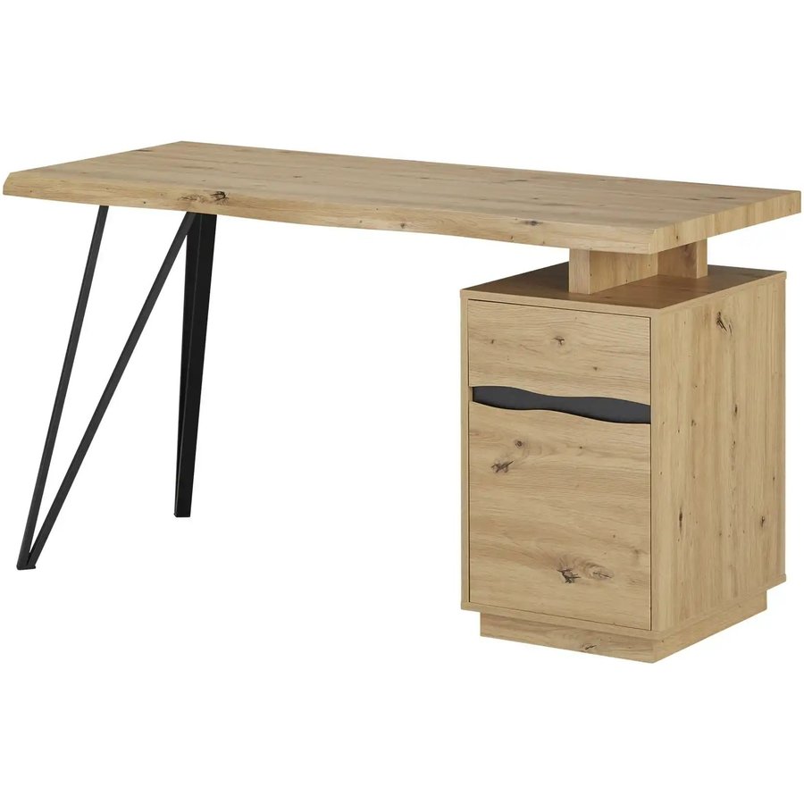 Büroschreibtisch Yser, holzfarben