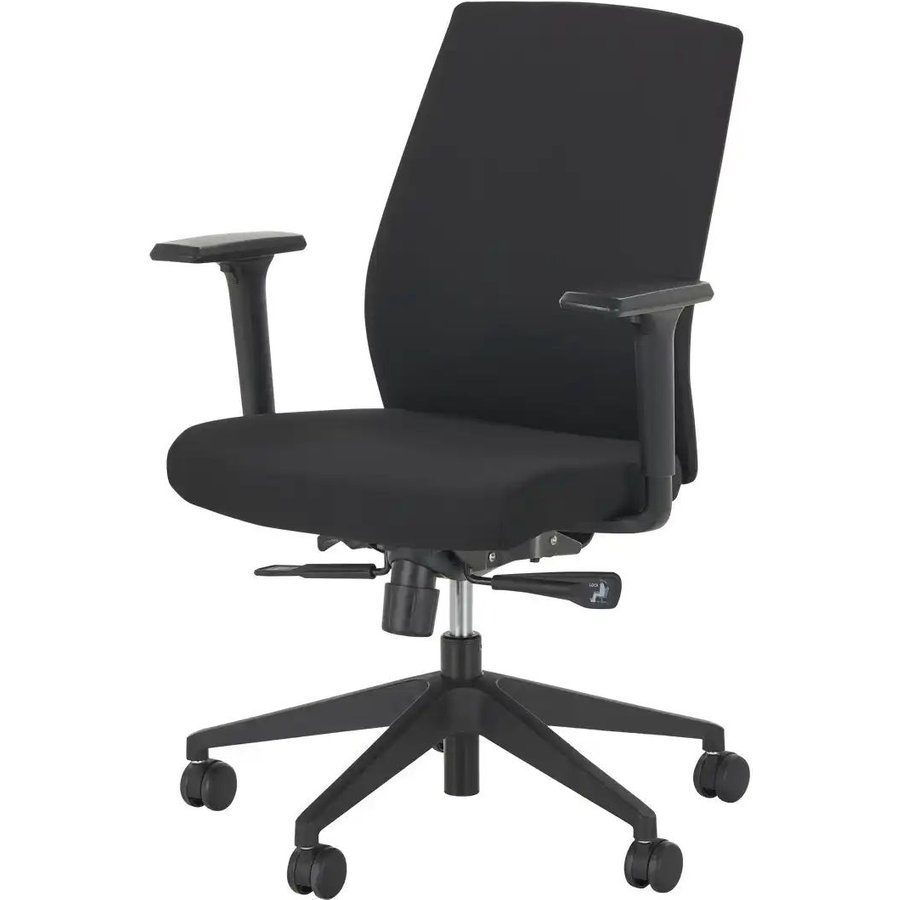 Bürodrehstuhl Kyll, schwarz