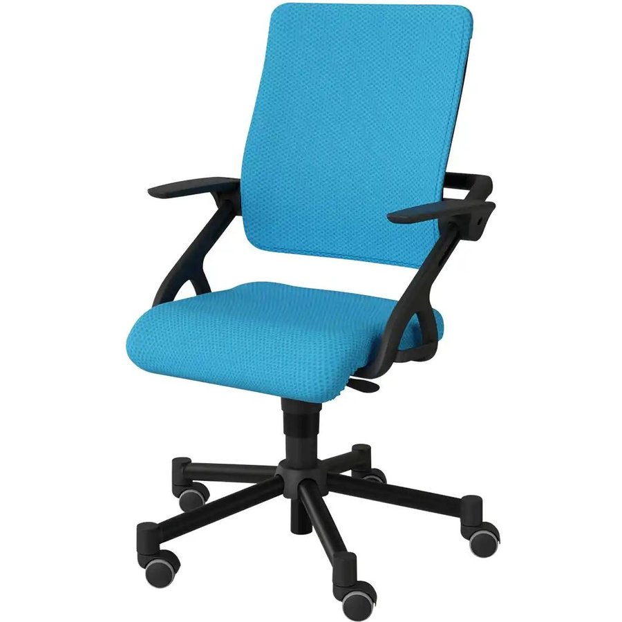 PAIDI Kinder- und Jugenddrehstuhl Tio Black, blau