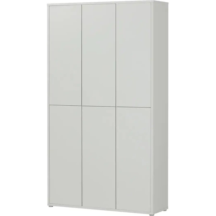 Schuh- und Mehrzweckschrank Bolivar, grau