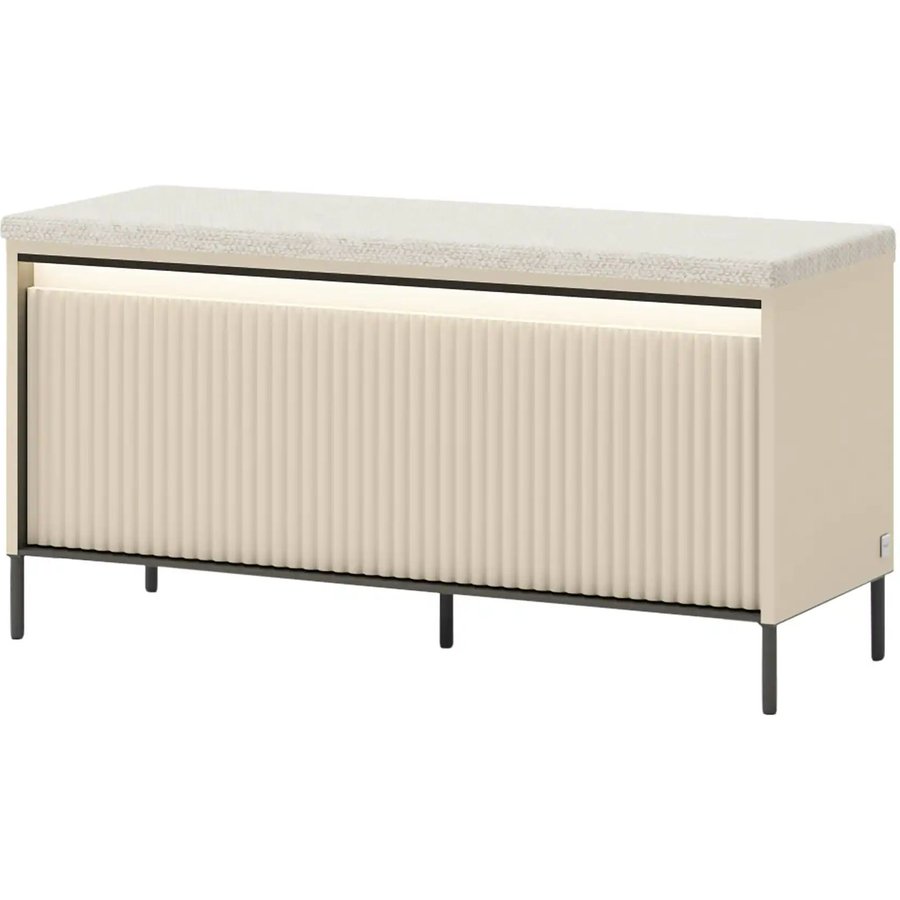 Garderobenbank Mit Stauraum Torbole, beige