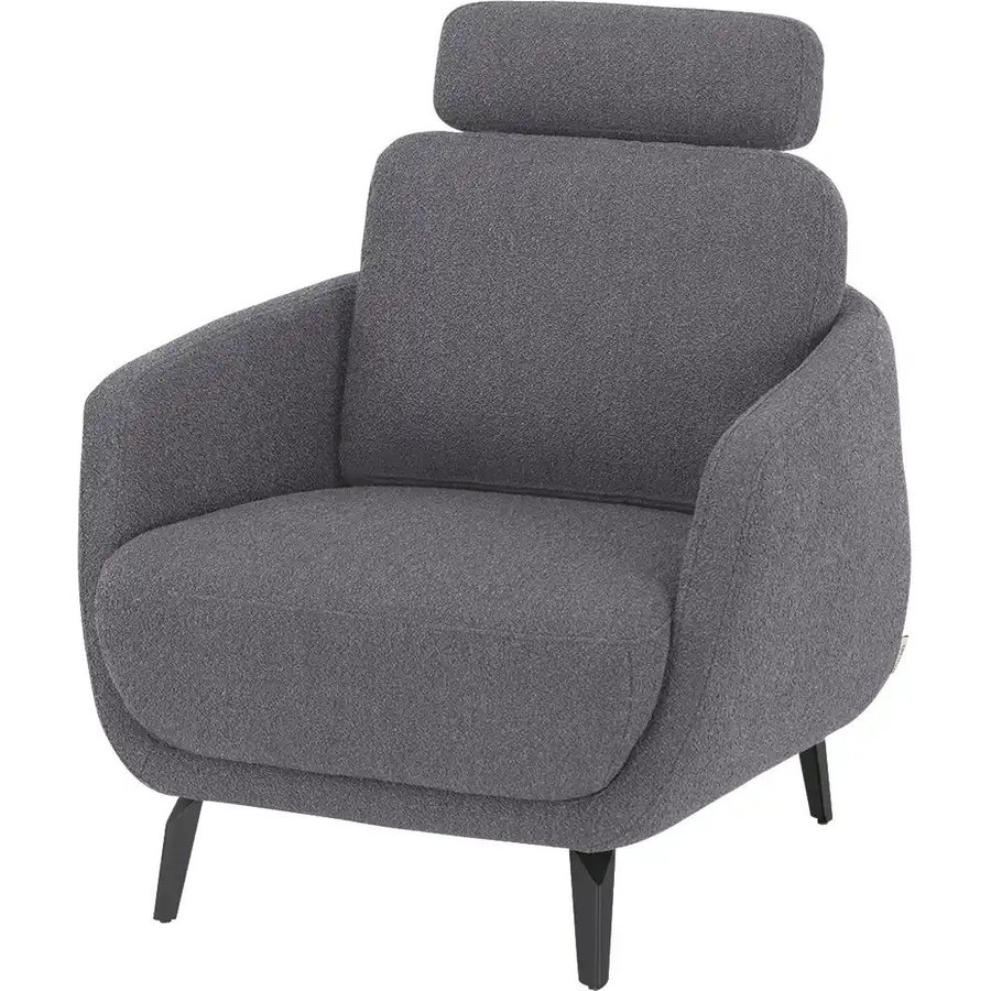 Jette Home Sessel aus Bouclé Jette About, grau Polstermöbel > Sessel > Cocktailsessel - Höffner
