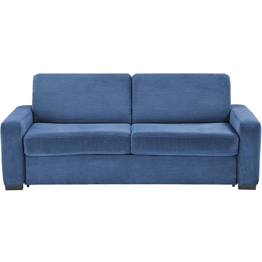 switch Schlafsofa aus Cord Vanila, blau