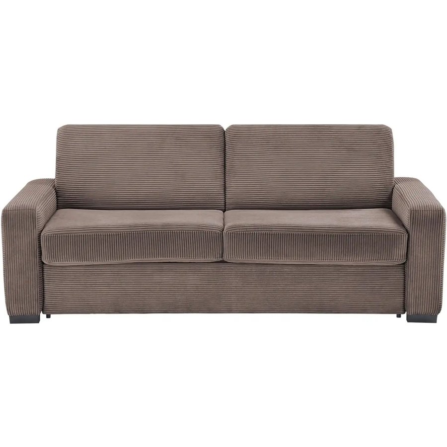 switch Schlafsofa aus Cord Vanila, braun