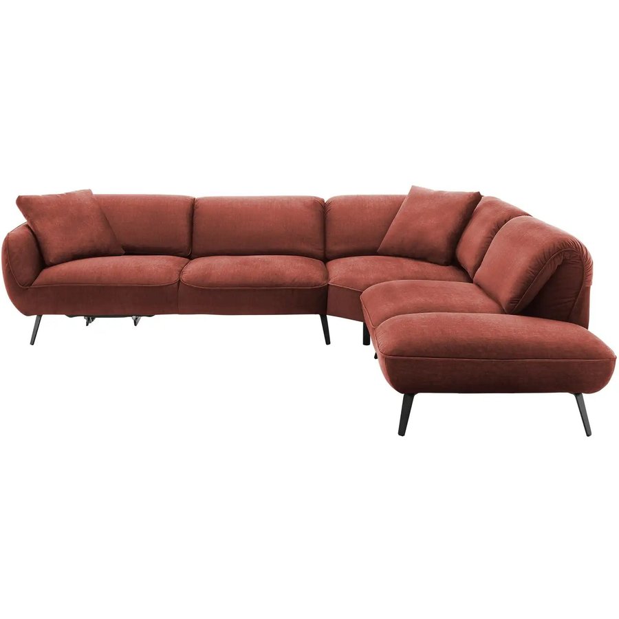 pop Ecksofa Ventus, rot