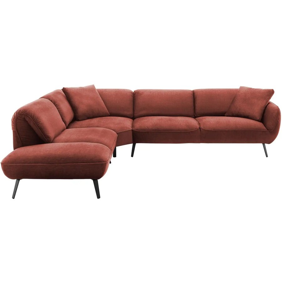 pop Ecksofa Ventus, rot