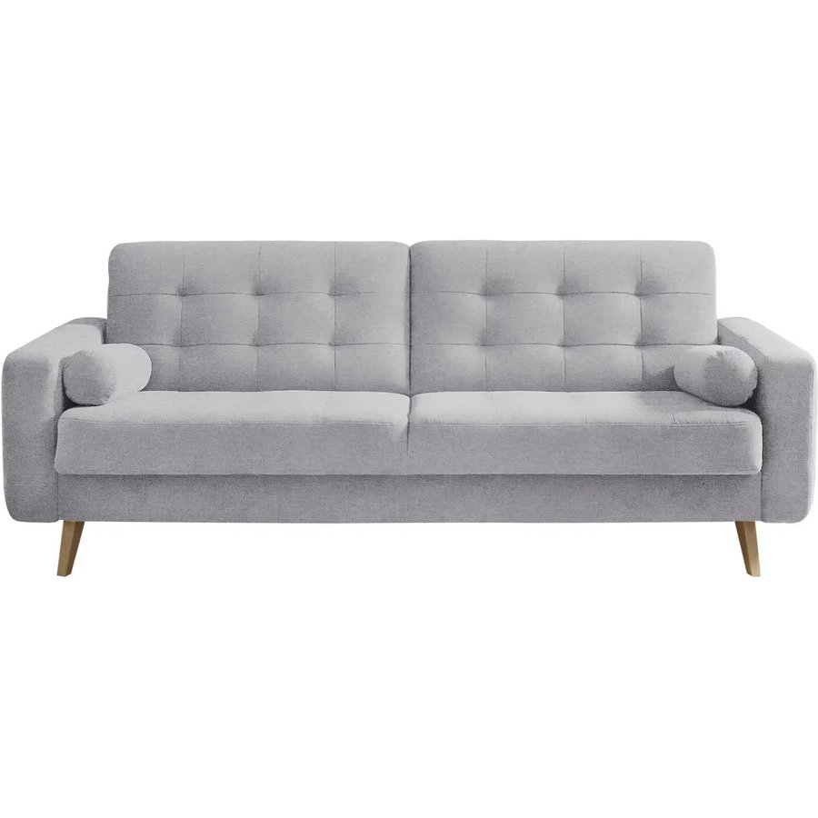 uno Schlafsofa mit Bettkasten Fjord, grau