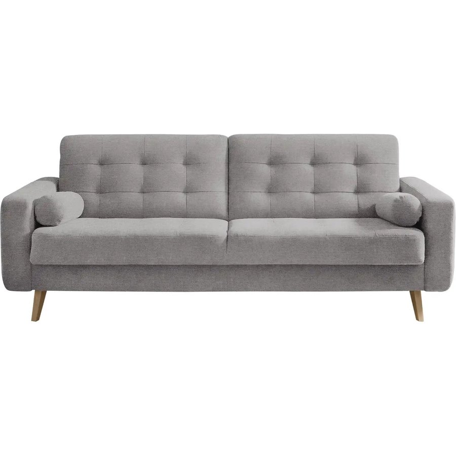 uno Schlafsofa mit Bettkasten Fjord, grau