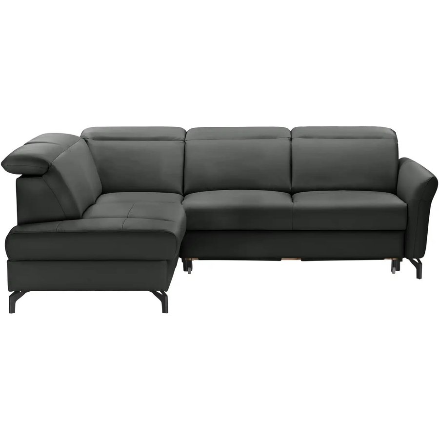 uno Ecksofa Basel, schwarz