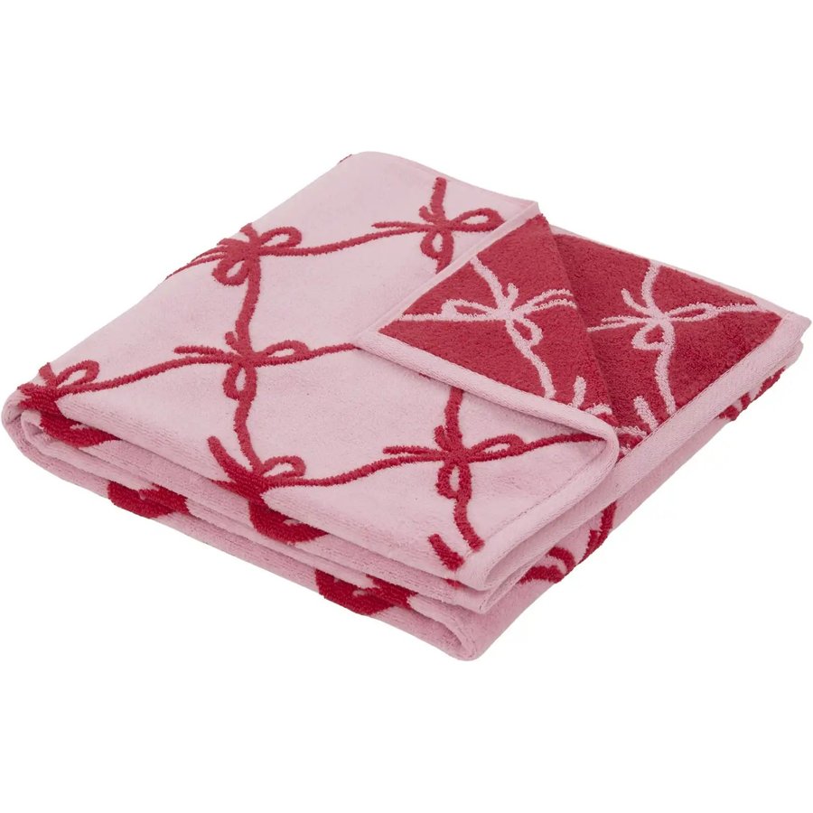 como Duschtuch Schleife, rosa/pink