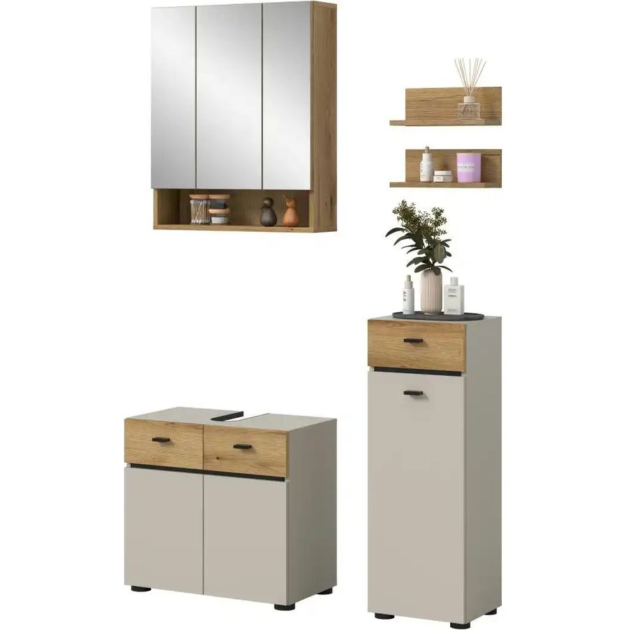 Badkombination, beige