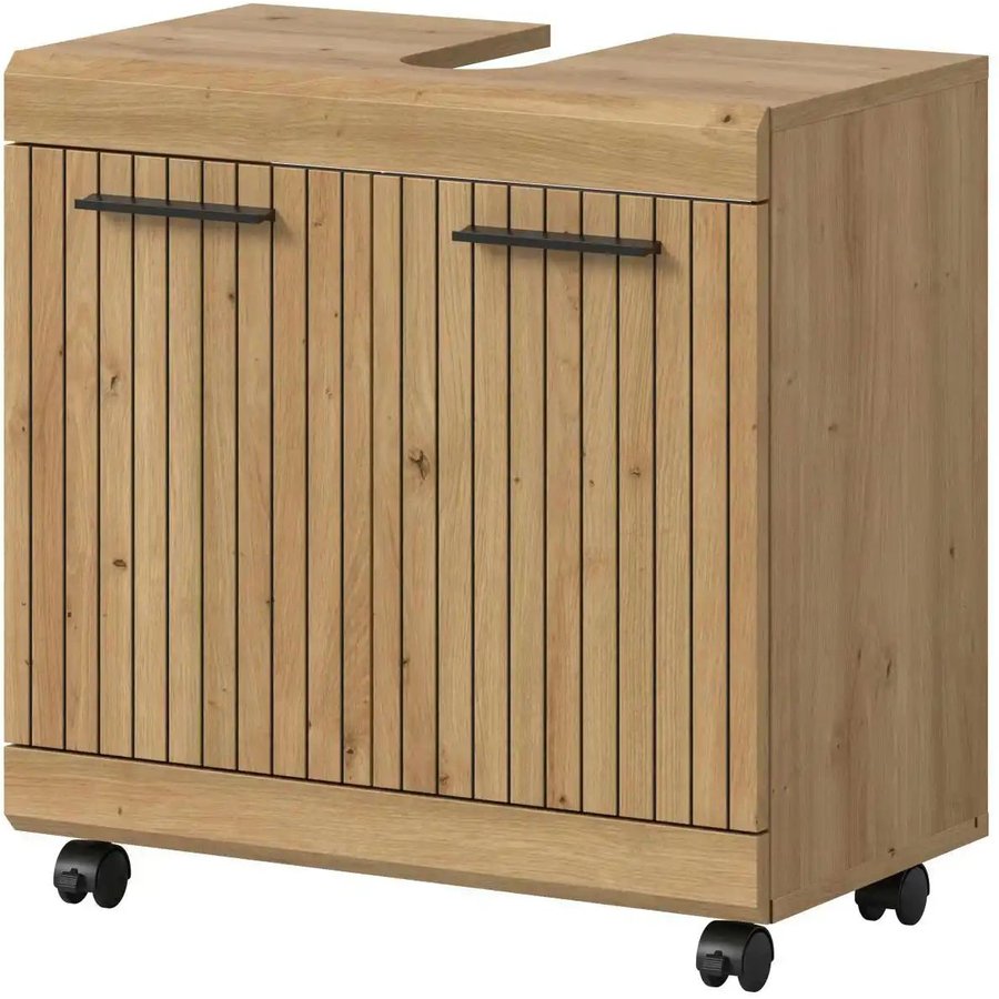 Waschbeckenunterschrank, holzfarben