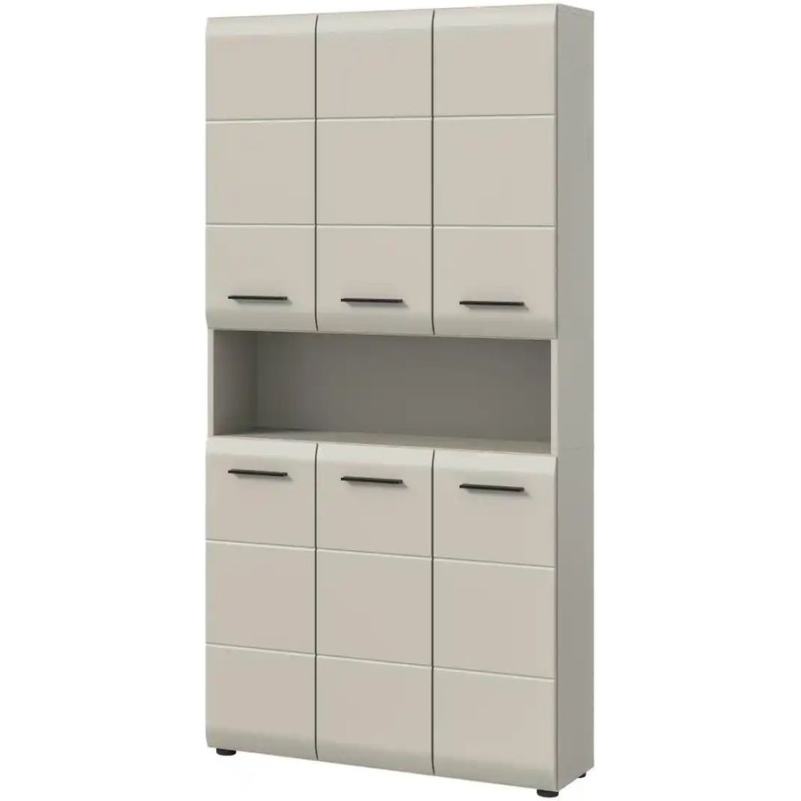 Hochschrank, beige