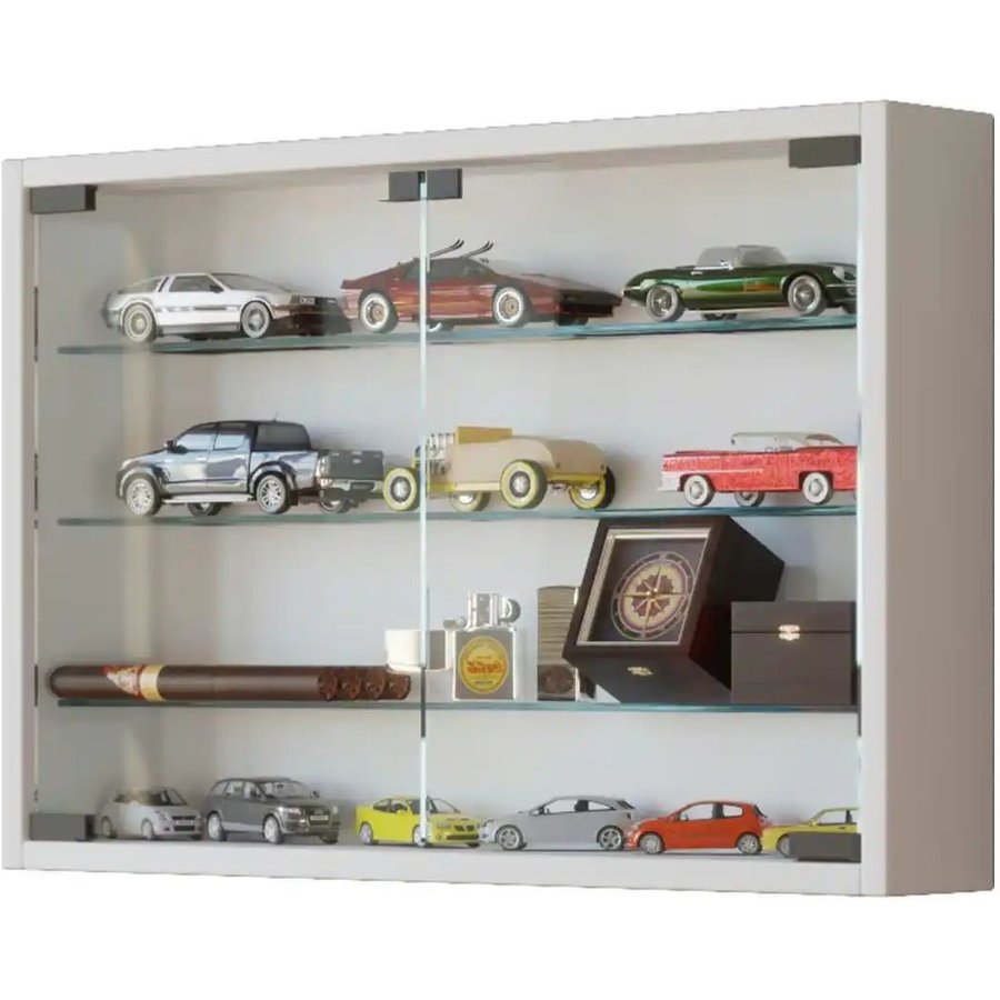 Hängevitrine, weiß