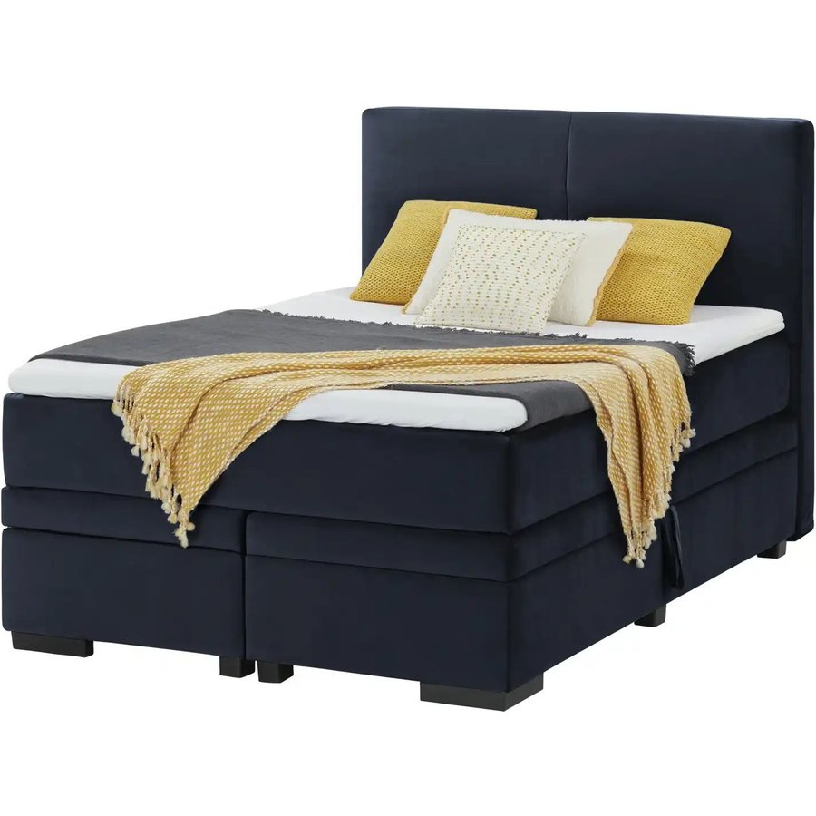 Boxi Boxspringbett mit Bettkasten Boxi Classic, blau