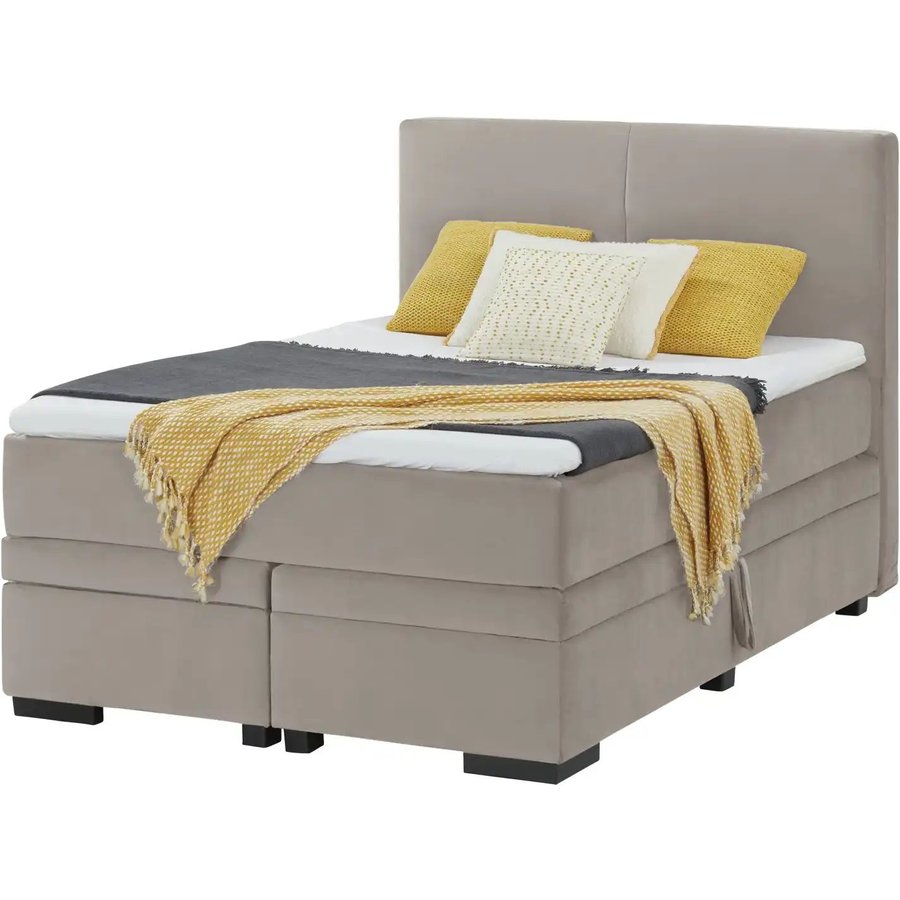 Boxi Boxspringbett mit Bettkasten Boxi Classic, beige