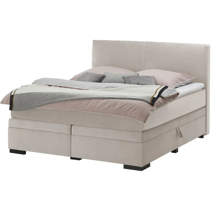 Boxi Boxspringbett mit Bettkasten Boxi Classic, beige