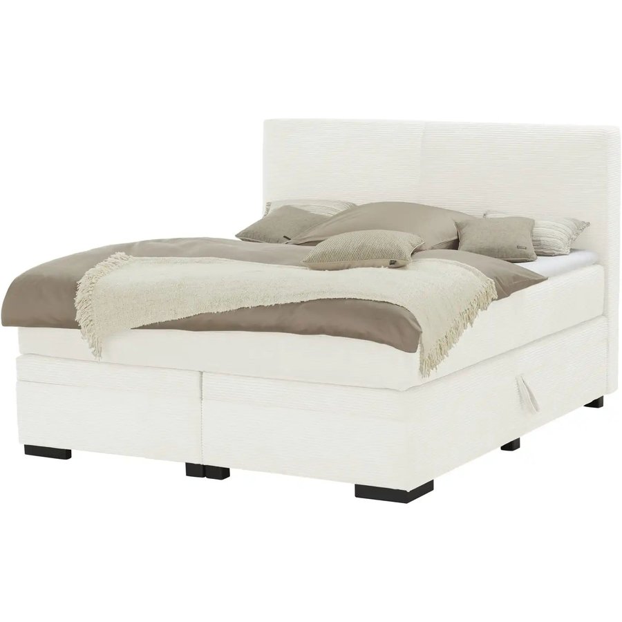 Boxi Boxspringbett mit Bettkasten Boxi Classic, creme