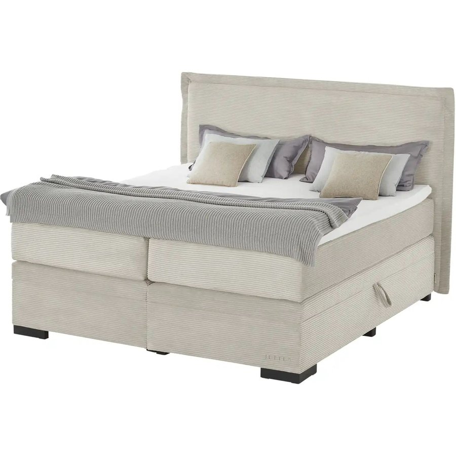 Jette Home Boxspringbett mit Bettkasten Adapt, beige