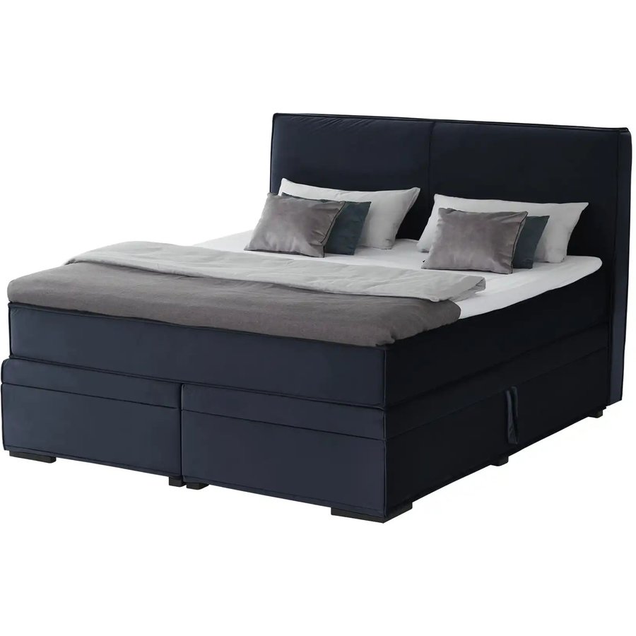 Boxi Boxspringbett mit Bettkasten Boxi Urban, blau