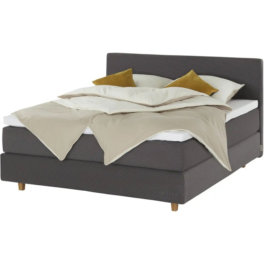 Jette Home Boxspringbett Jette Flex, grau