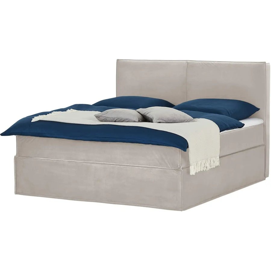 Boxi Boxspringbett mit trendigem Keder Boxi, beige