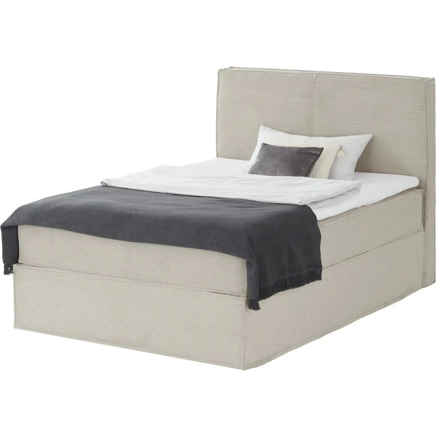 Boxi Boxspringbett mit trendigem Keder Boxi, beige