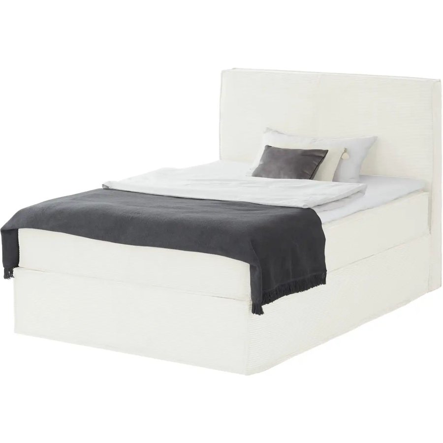 Boxi Boxspringbett mit trendigem Keder Boxi, creme