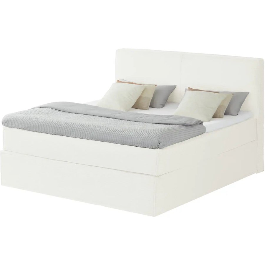 Boxi Boxspringbett mit trendigem Keder Boxi, creme