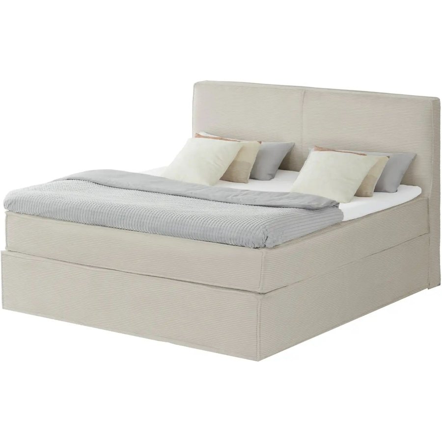 Boxi Boxspringbett mit trendigem Keder Boxi, beige