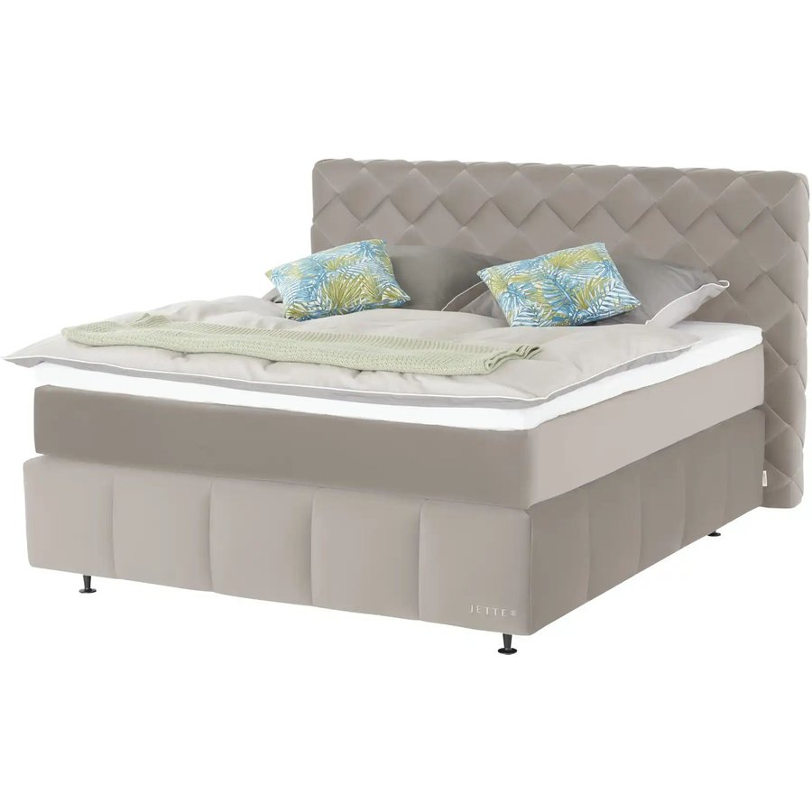 Jette Home Boxspringbett Braid, beige