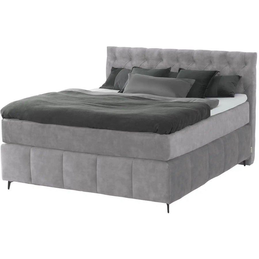 Jette Home Boxspringbett Glam New, grau