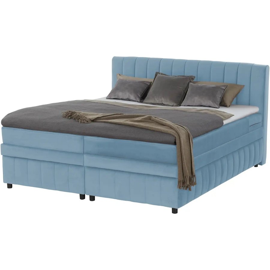 Boxbett mit Bettkasten Bruno, blau