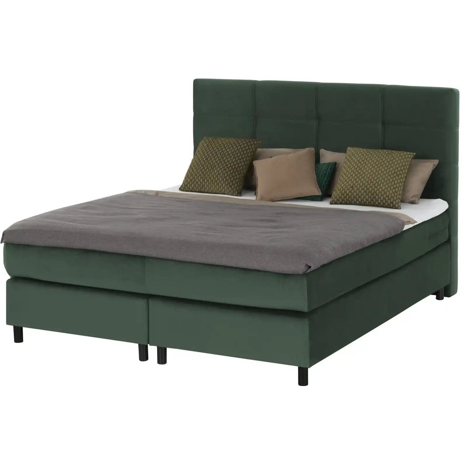 Boxspringbett Wind, grün