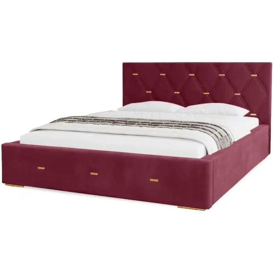 Polsterbett Golden Premium, lila/violett
