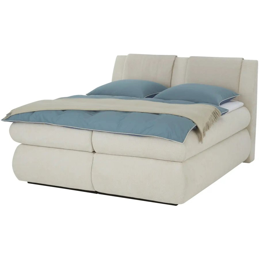 smart Boxspringbett mit Stauraum Premium, beige