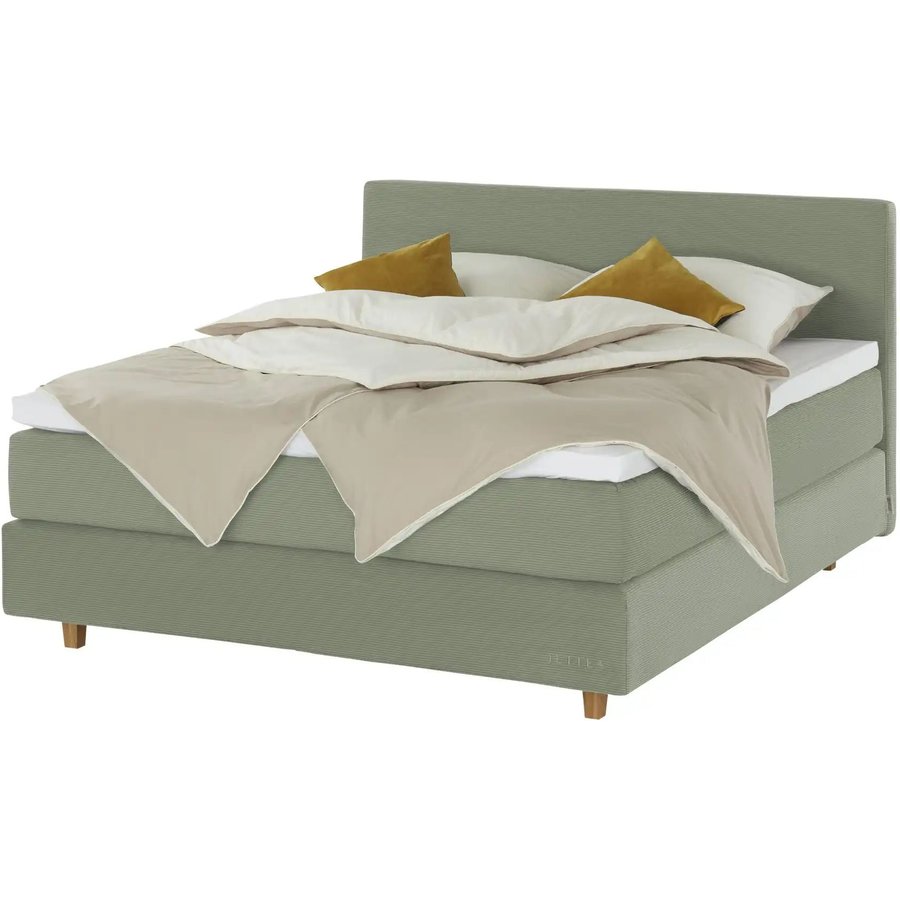 Jette Home Boxspringbett Jette Flex, grün