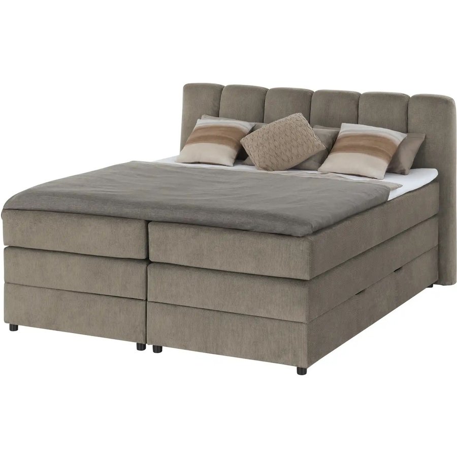 Boxspringbett mit Bettkasten Claire, braun