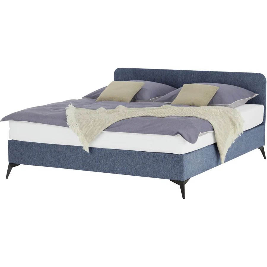 Polsterbett mit Matratze Simply, blau