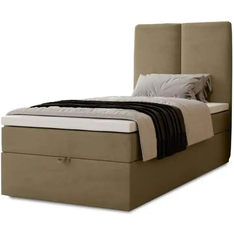 Boxbett mit Stauraum Macclesfield, braun