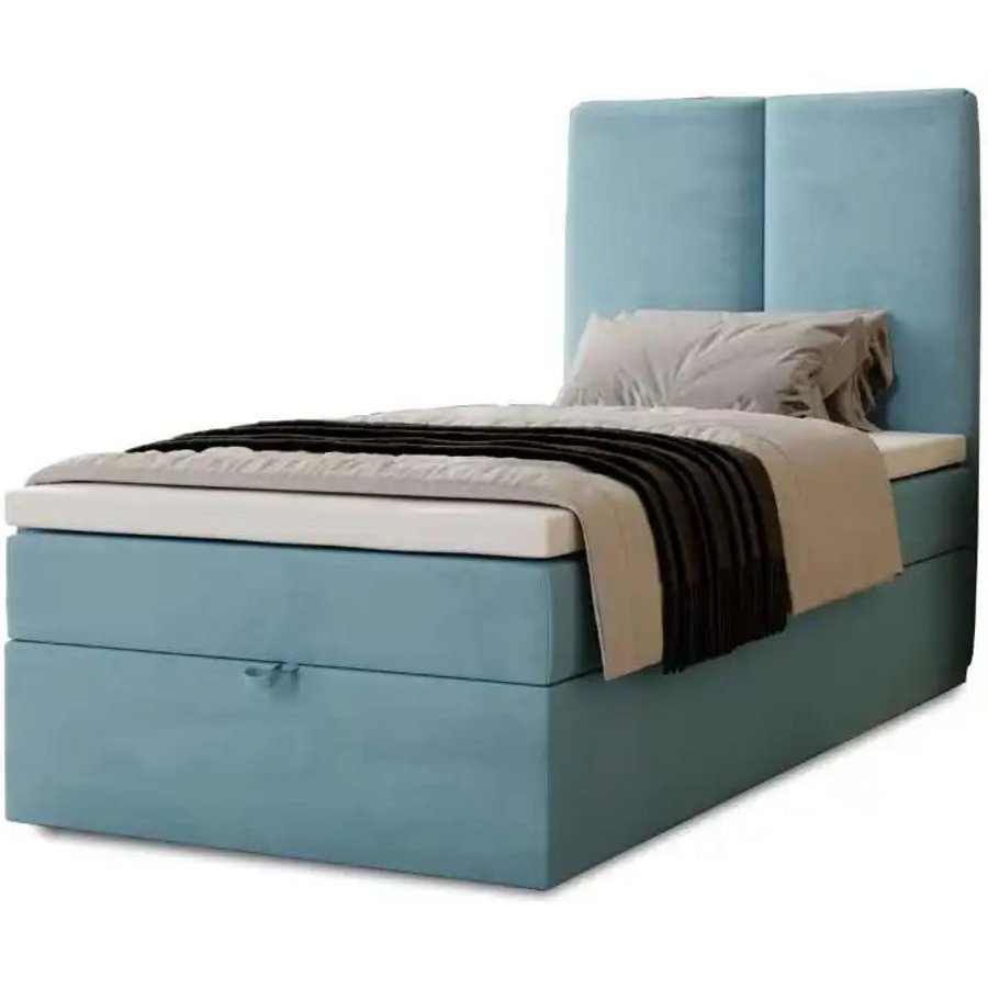 Boxbett mit Stauraum Macclesfield, blau