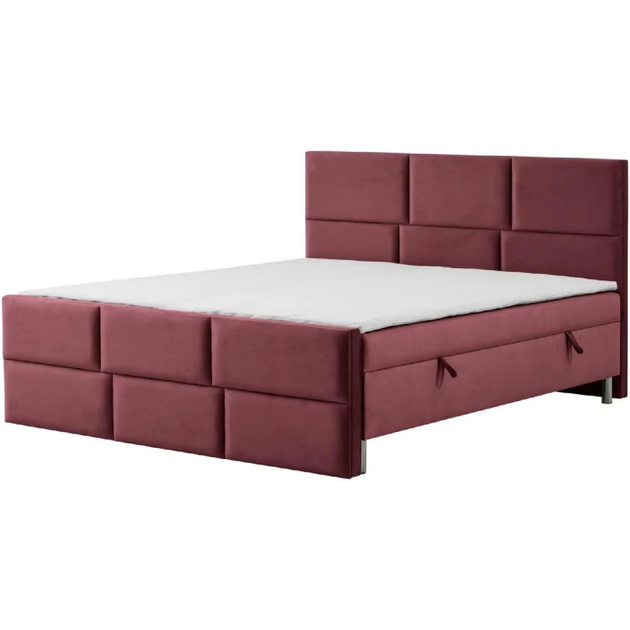 Boxbett mit Bettkasten Adria, rot