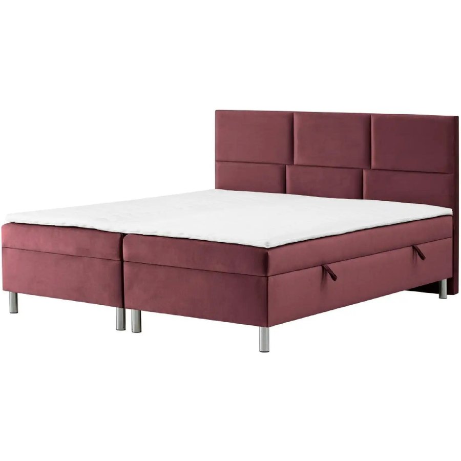 Boxbett mit Bettkasten Adria, rot