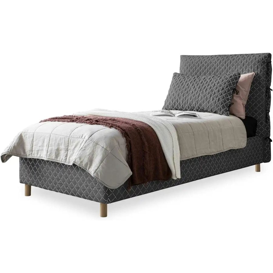 Miuform Polsterbett gemustert Sleepy Luna, grau