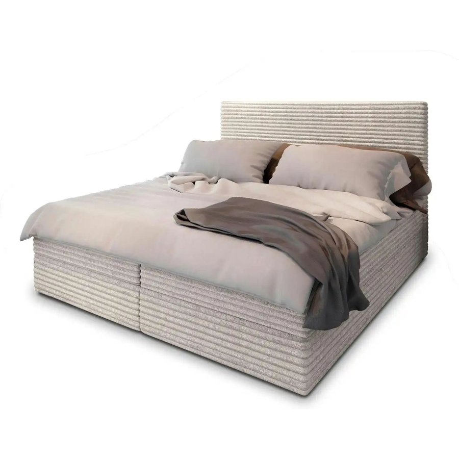 MASSENO Boxbett mit Bettkasten Pisa, creme