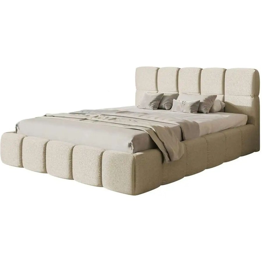 Selsey Polsterbett mit Lattenrost Cloudy, beige